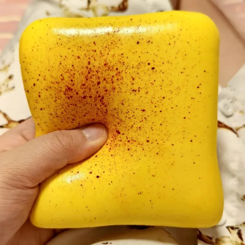 Tostada simulada suave, juguetes para exprimir, presión de crecimiento lento para aliviar la ansiedad sensorial, diversión y curación de niños autistas