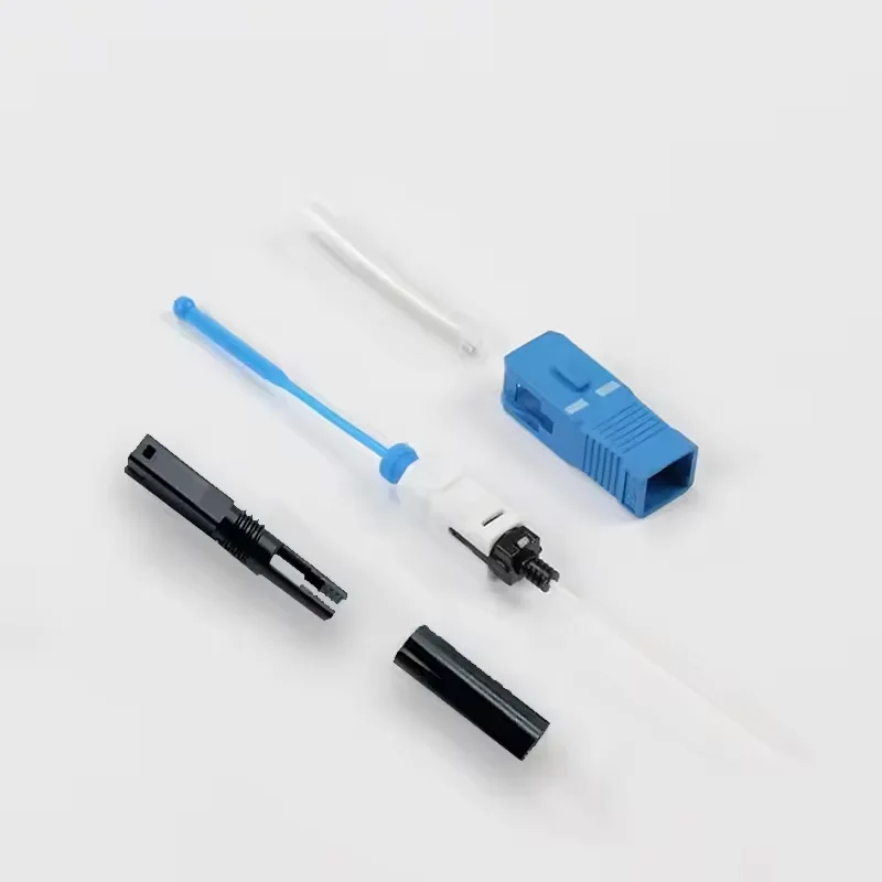 FTTH SC APC Fiber Hot-melt Quick Connector Optical Fiber Fusion FTTH Fast Adapter SC/UPC SC Splice On Connector Hot Connection