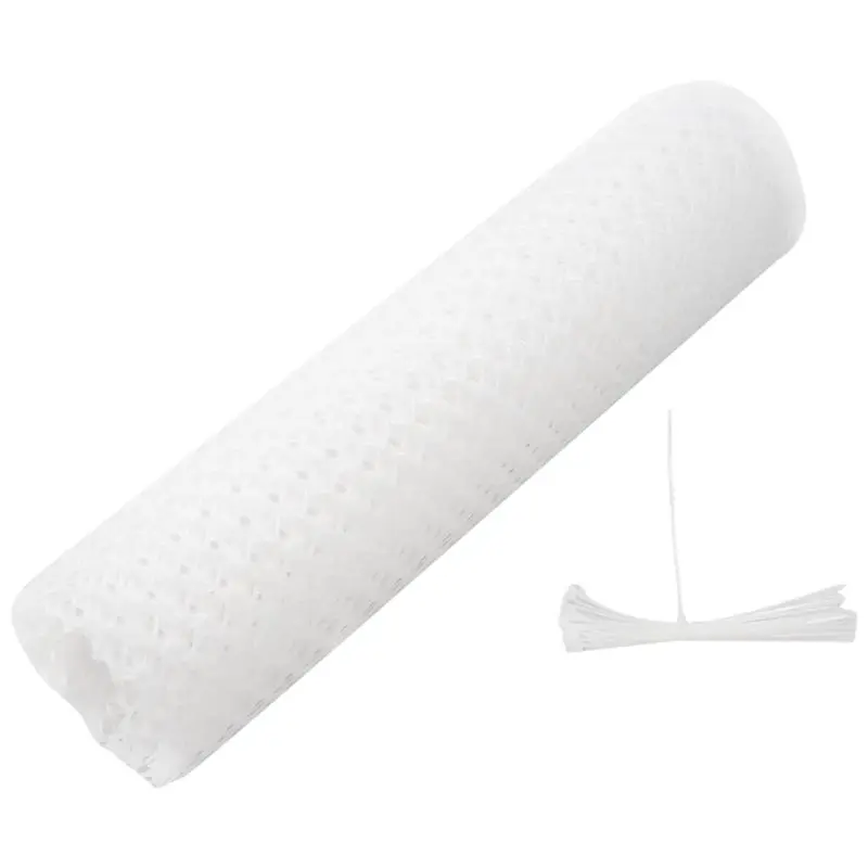 A98E-Reusable Plastic Chicken Wire Fence Mesh Lightweight Durable Hexagonal Mesh DIY Project For Home Garden Courtyard
