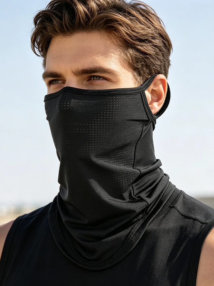 AliExpress GAFASTWO Men Summer Sports Black Mesh Ice Silk Bandana Running Tube Scarf Hiking Ski Fishing Hunting Cycling Snowboard Soft Scarves Women