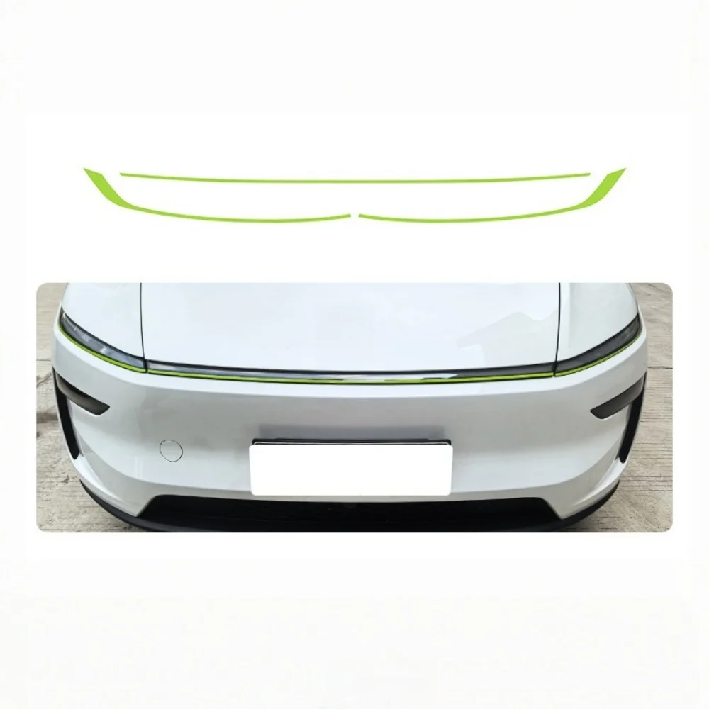 

Car Headlight Decoration Stickers For Tesla Model 3 Highland 2024-2026 Model Y 2025-2026 Model Y Juniper 2026 Trim Strip Color