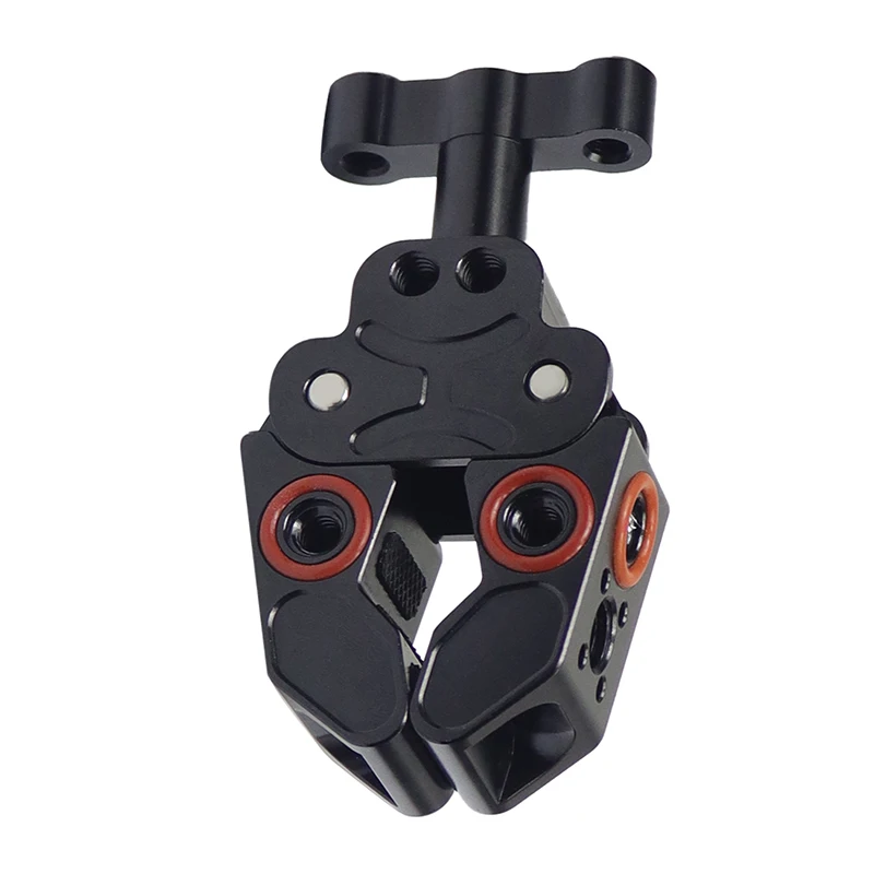 Super Crab Clamp Magie Arm Clip 1/4 3/8 ARRI Loch für Stativ Einbeinstativ Flash Halterung Monitor Arm Kamera Käfig Rig zange 15-40mm – Detail 13