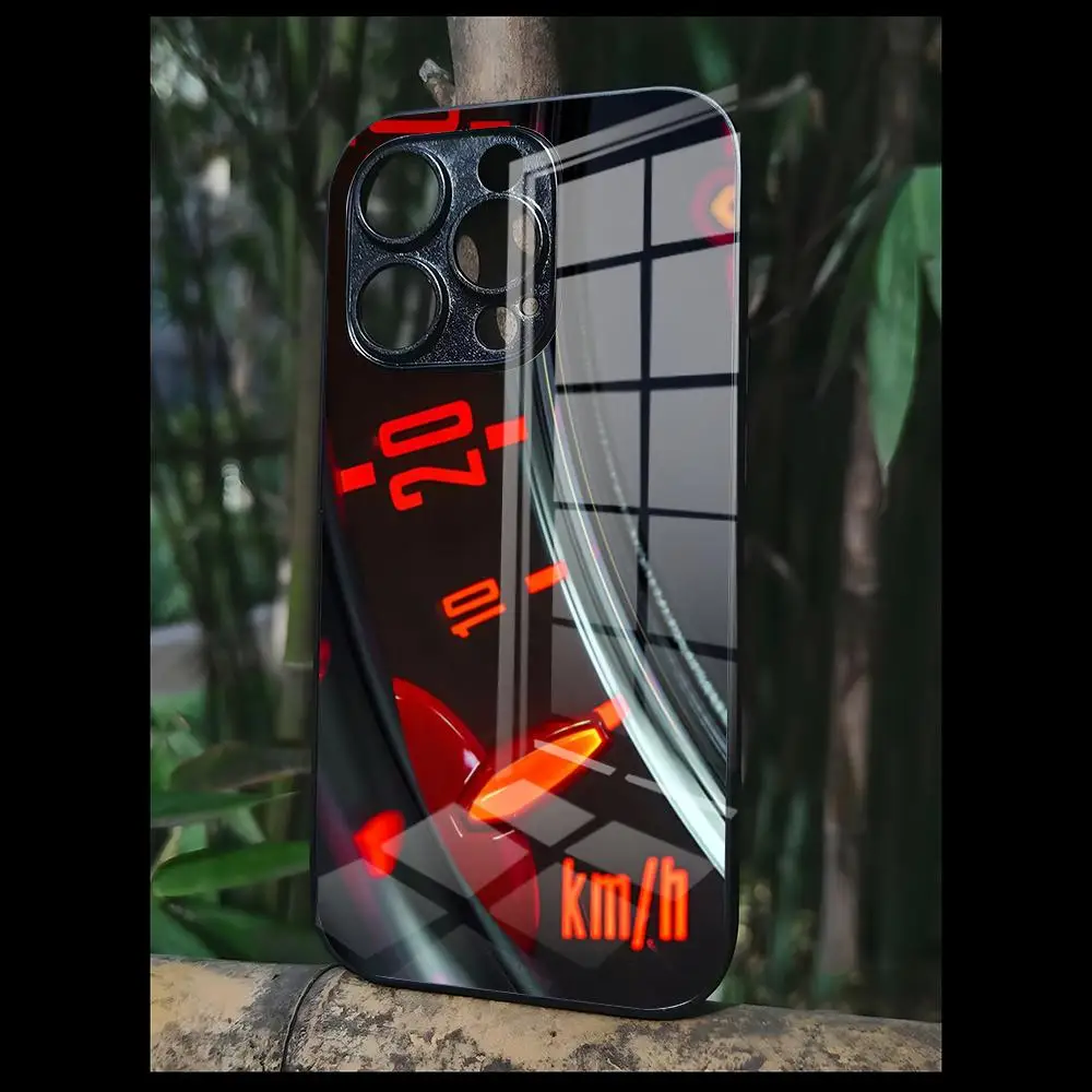 Luxury Car Dashboard For OPPO A 55 54 One Plus 8T 92s A93s A94 95 8 9 7 Pro FindX3 X5PRO RENO4 RENO7 Reno4se 5F 6Z Glass Cover