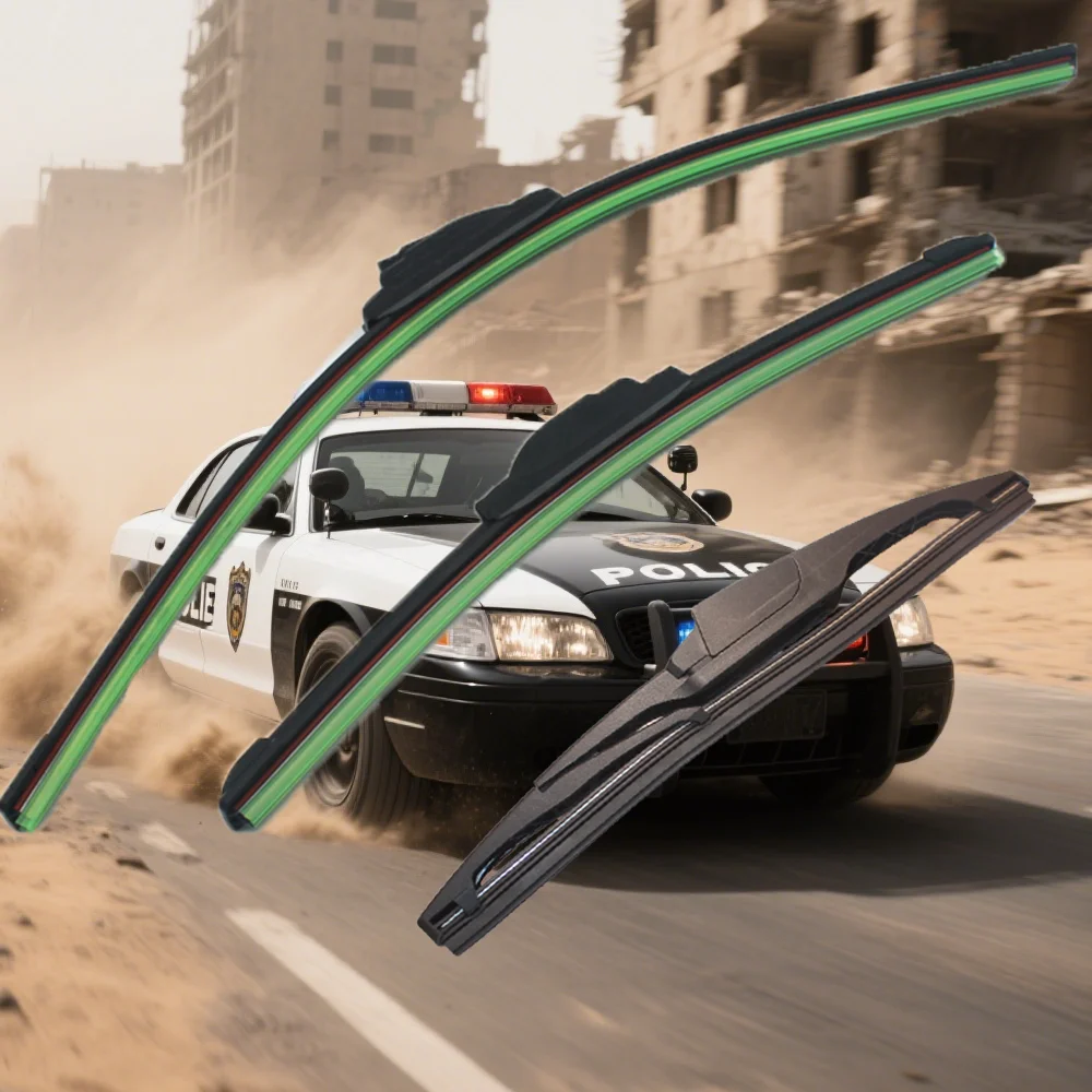 

For Volkswagen VW Touareg 2010-2017 2011 2012 Wiper Front & Rear Wiper Blades Windshield Windscreen Window Brushes 26"+26"+14"