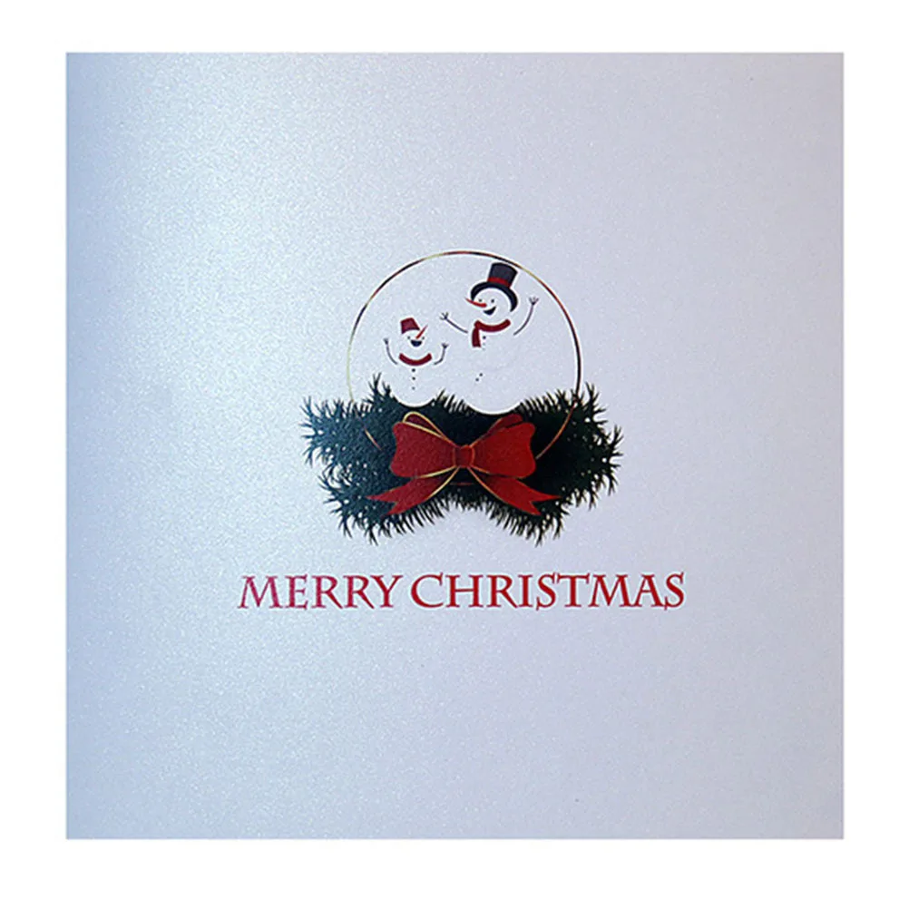 

2Pcs Holiday Greeting Cards Christmas Theme with Deer Tree Artwork 3D Embossed Paper Card for Seasonal Wishes Party Invitations