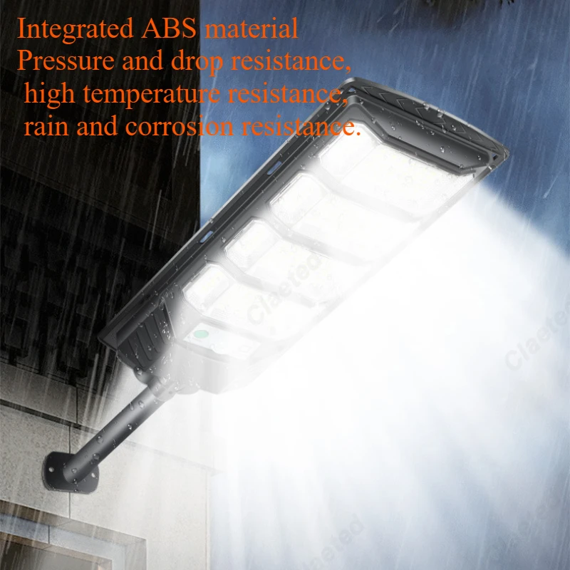 New LED Solar Integrated Street Light IP65 Outdoor Waterproof Household Outdoor Courtyard Corridor Emergency Lighting Fixture