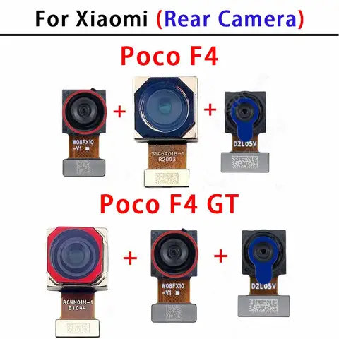 Rear Back Camera For Xiaomi Poco F4 GT PocoF4 PocoF4GT Camera Module Backside View Replacement Spare Parts Replacement