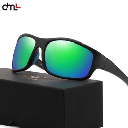 DML New Ultra Light Material Glasses Men Women Fishing Glasses Sun Goggles Camping Hiking Driving Polarized Sunglasses
