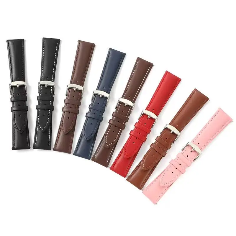 Quickfit 20 22 26 mm Leather Strap For Garmin Watch Fenix 5 6 6S 7 Pro 7S 7X 8 AMOLED 43 47 51 Enduro 1 2 3 Approach S70 Band