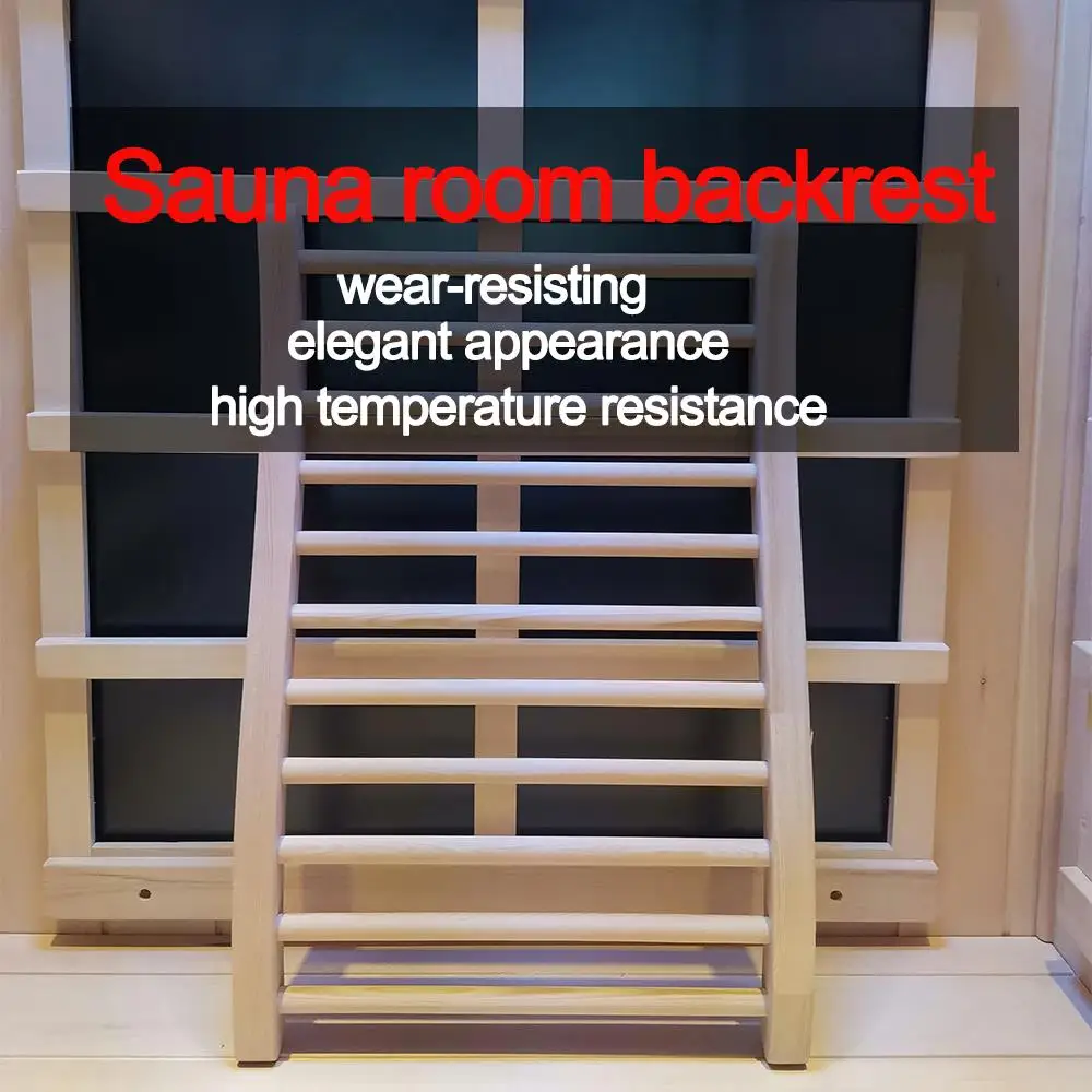 

Hemlock round stick Sauna backrest