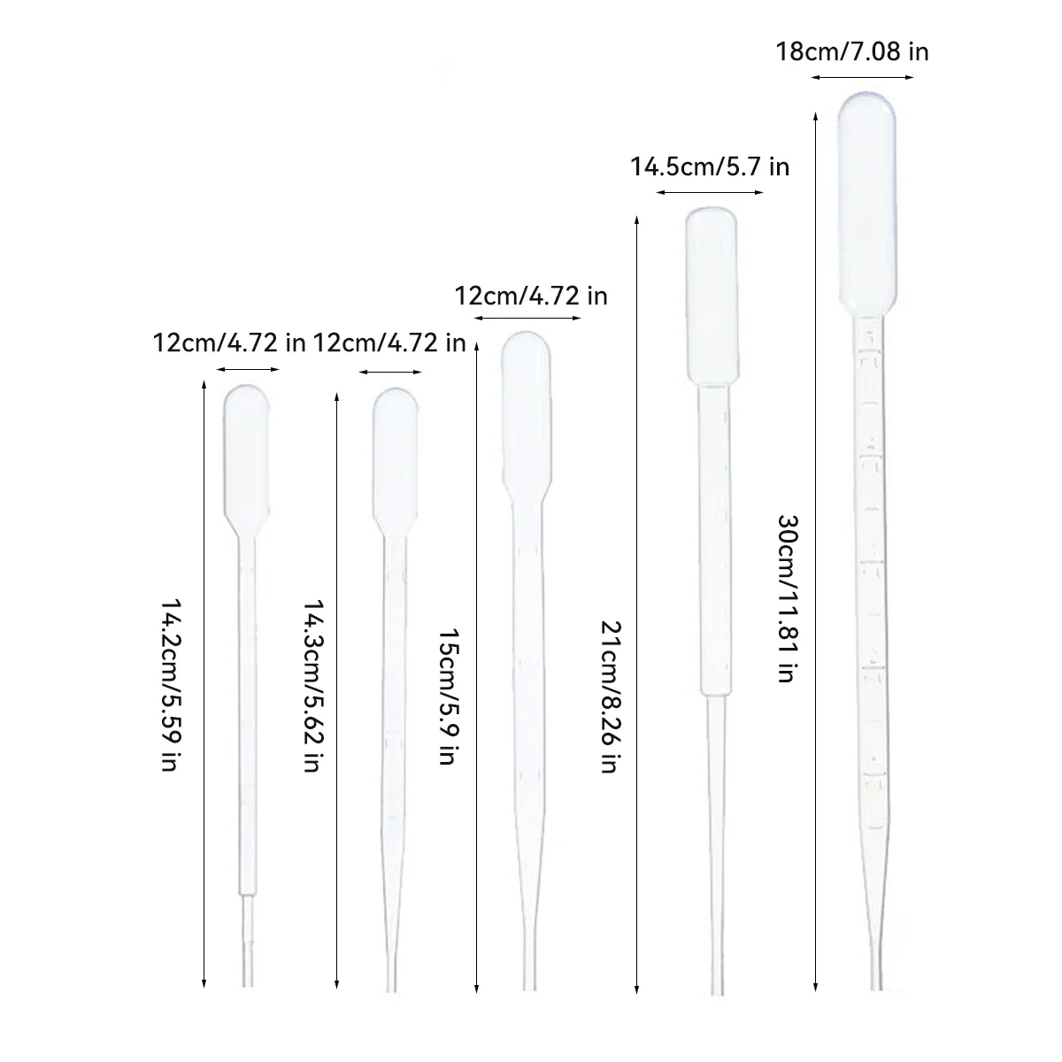 1 مللي 2 مللي 3 مللي 5 مللي مختبر ماصة 100 قطعة/الوحدة البلاستيك المتاح تخرج الحاويات السائل قطارة المعدات القش أدوات ماكياج #6