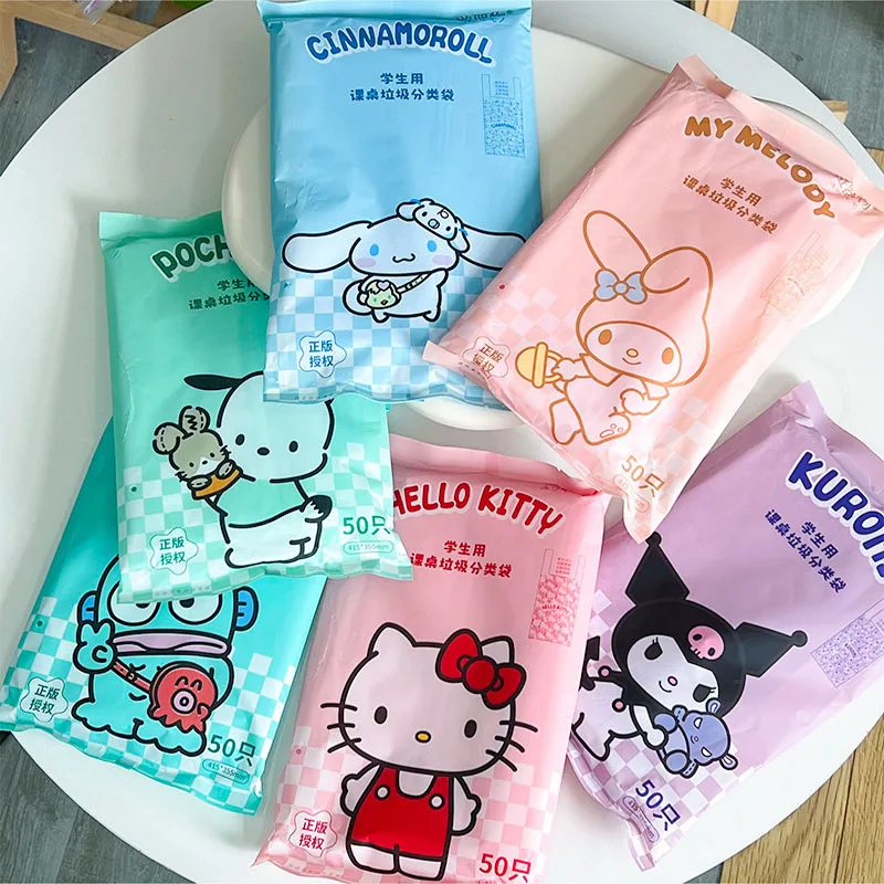 

Милый мультяшный рюкзак для мусора Hellokitty Melody Kuromi Cinnamoroll почтовый Hangyodon