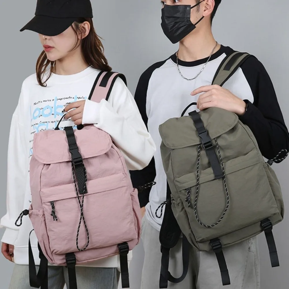 

Легкий нейлоновый рюкзак большой вместимости, водонепроницаемый, для студентов, школьный, прочный, с фиксированными лямками, для путешествий