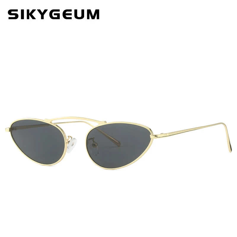 SIKYGEUM New Sunglasses Women Alloy Sun Glasses Men Retro Eyewear Brand Designer Sunglass Luxury Woman Sunglasses