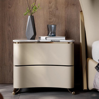 Bedroom Drawers Nightstand Mobile Cabinets Living Room Bedside Table Storage Luxury Wood Organizer Criado Mudo Home Furniture