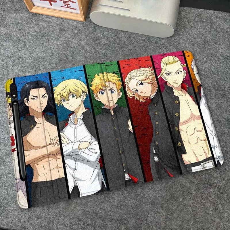 

T-Tokyos G-Ghouls pattern Tablet Case For Samsung Galaxy Tab S7 S8 S9 S10 FE Plus Lite 11 12.4 13.1 Inch