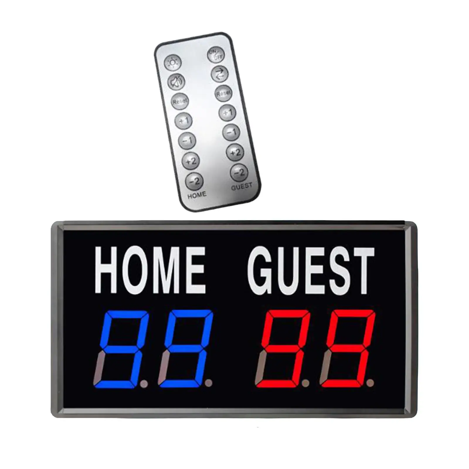 Electronic Scoreboard Soccer Referee Mini Digital Scoreboard Score Board Score for Outdoor Cornhole Sports Home Football