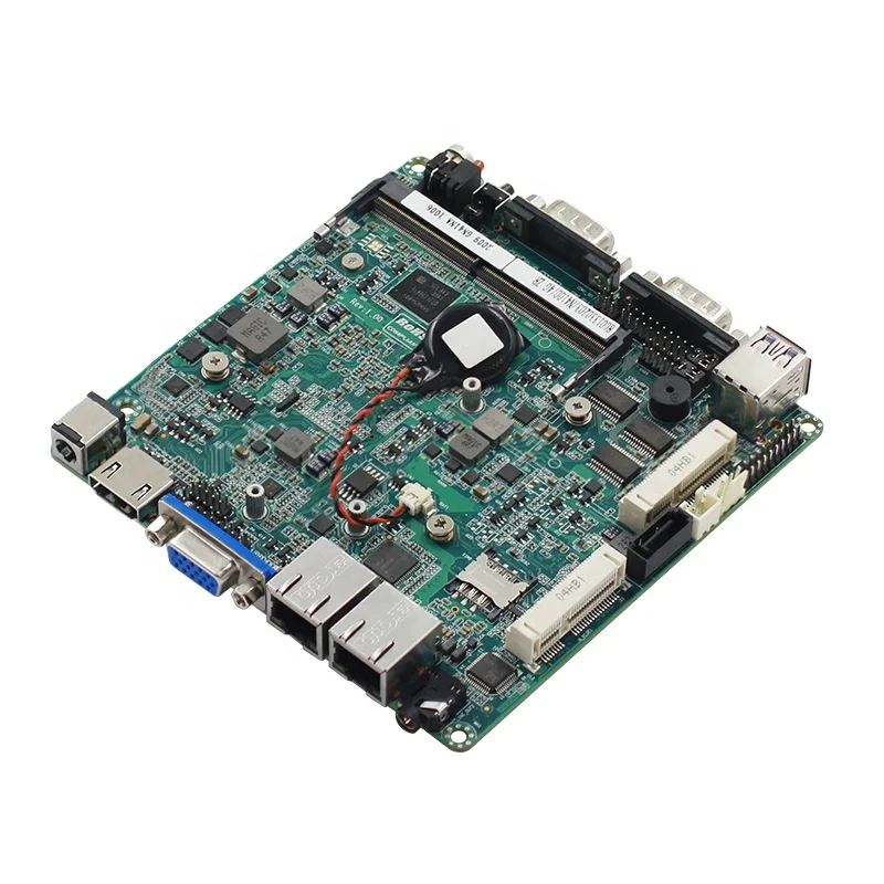 China New Gemini Lake J4105 CPU motherboard Nano TPM motherboard with 6coms/6*USB/4K