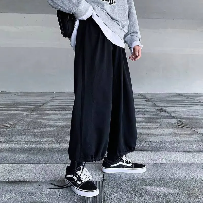 

Wide-Leg Autumn Dark Pants Spring New And Men's Punk Hip Hop Street Fashion Brand Casual Loose Oversized Pants