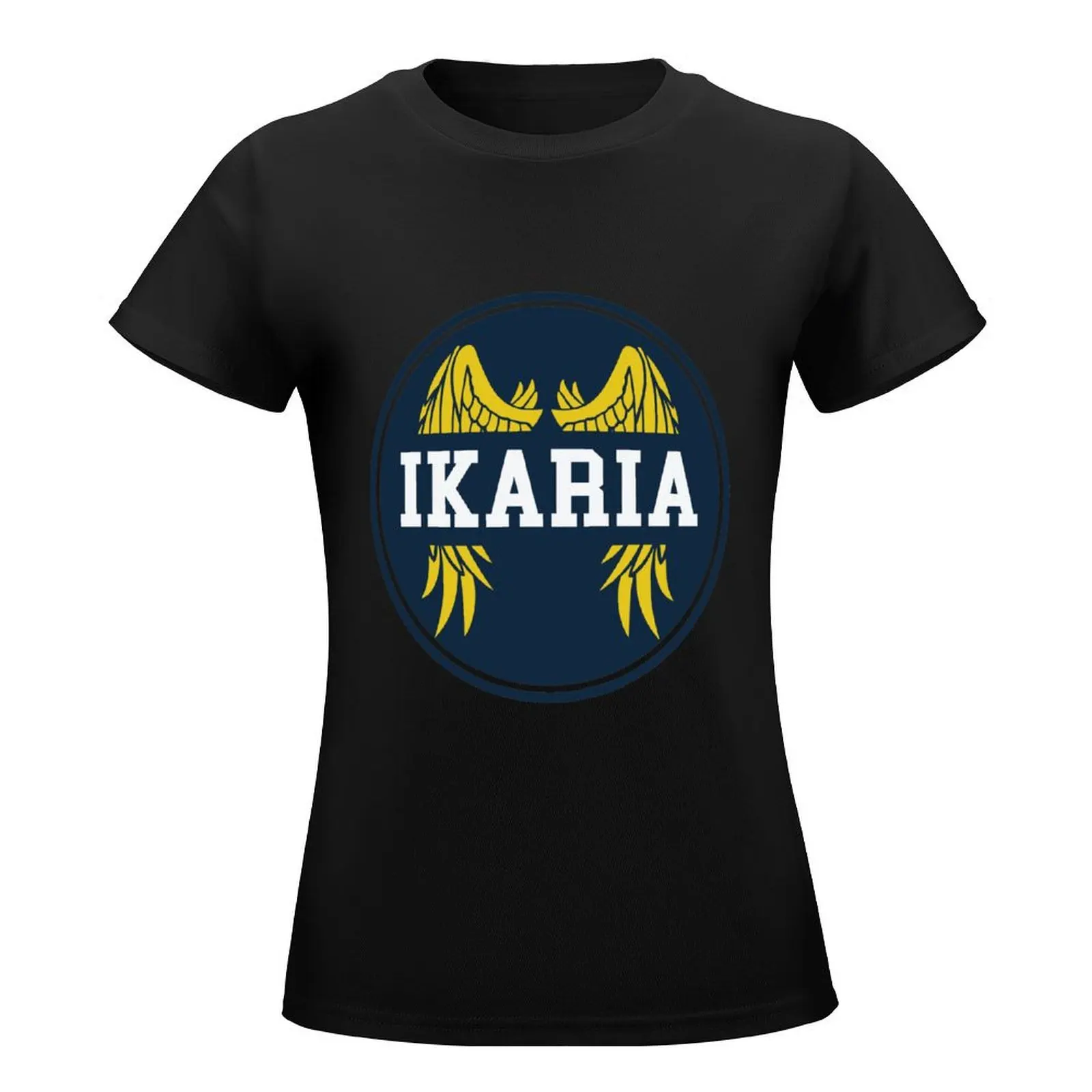 Ikaria Greece with Icarus wings T-Shirt Female clothing graphics summer tops oversized t-shirts for Women pack