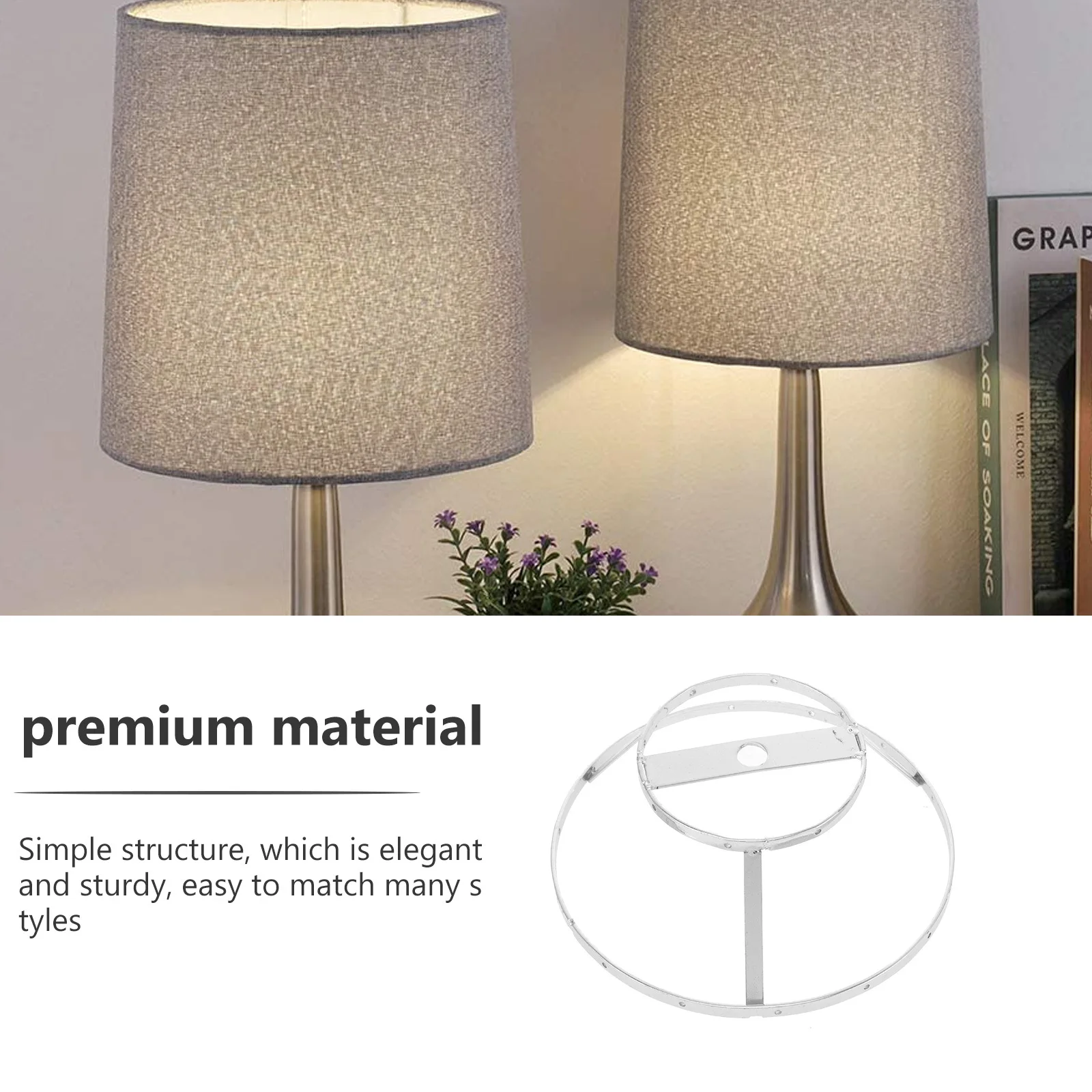 

Metal Lampshade Frame Diy Lamp Shade Bracket For Table Lamp Chandelier Cage Cover Shells Lighting Fixture Parts Led Bulb