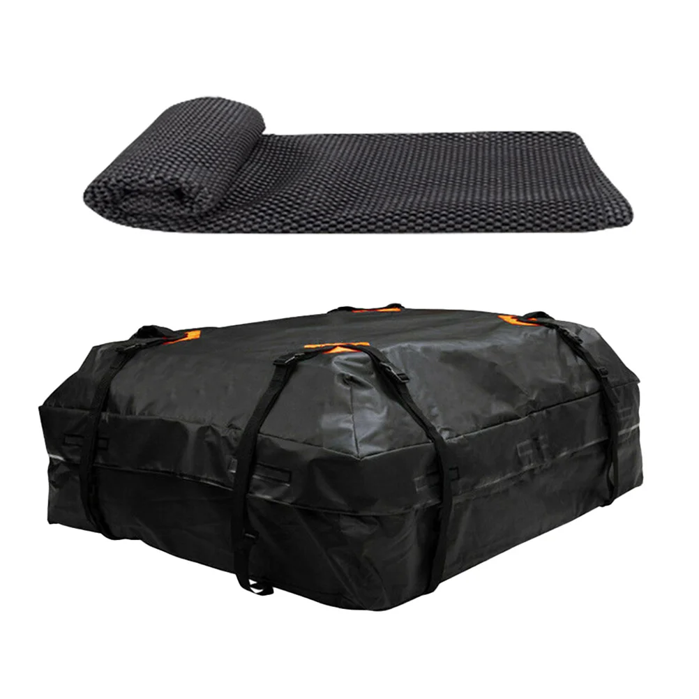

1pc Waterproof Car Roof Bag Durable Auto Roof Pouch Large Capacity Weatherproof Rooftop Cargo Carrier Non Slip Car Supplies