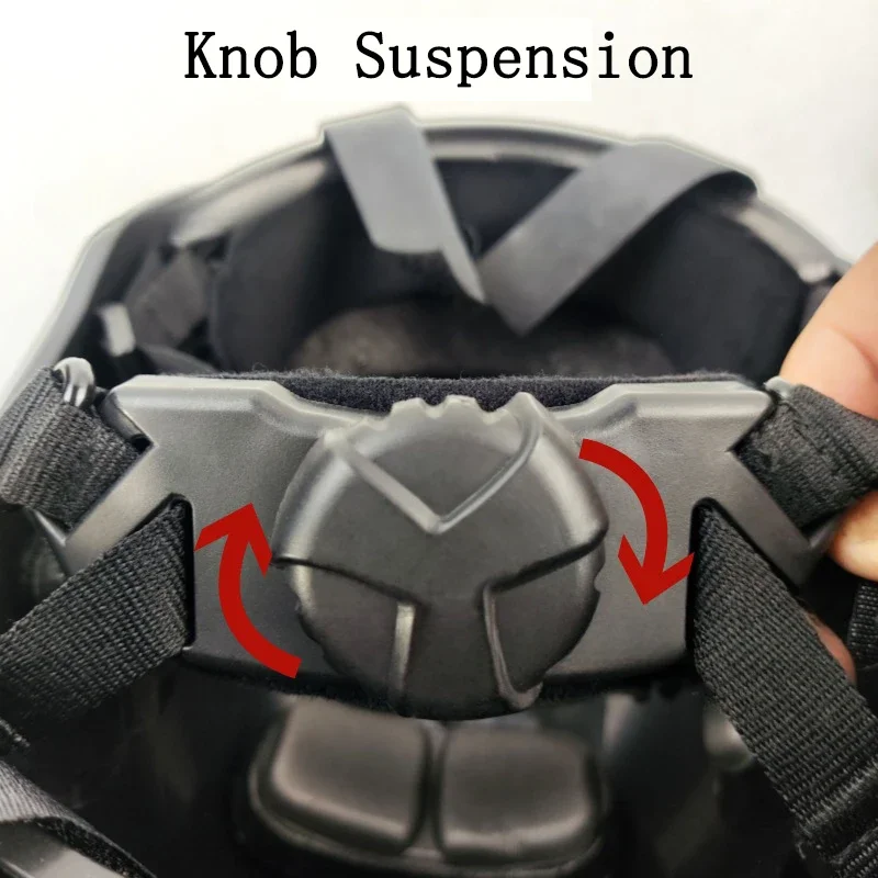 FAST Tactical Riot Helmet ABS 4-Point Suspension Adjustable Head Circumference for Military CS Airsoft Outdoor Protection