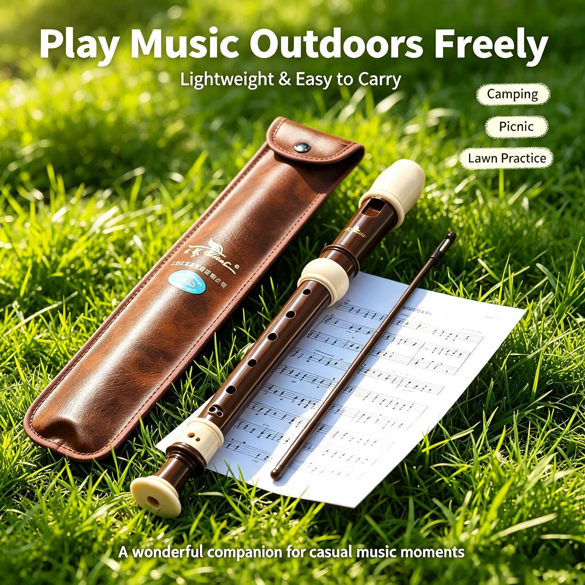 Seruling Soprano 8 Lubang Gaya - Soprano Recorder Plastic ulasan dan harga