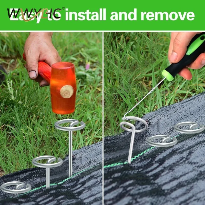 

Подходит для ландшафтного дизайна: 6-дюймовый оцинкованный геотекстильный валик для укрывания почвы, устойчивый к ржавчине