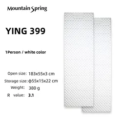 Mountain Spring Ying 399 lightweight folding hiking camping mat outdoor hiking camping sleeping mat nap mat