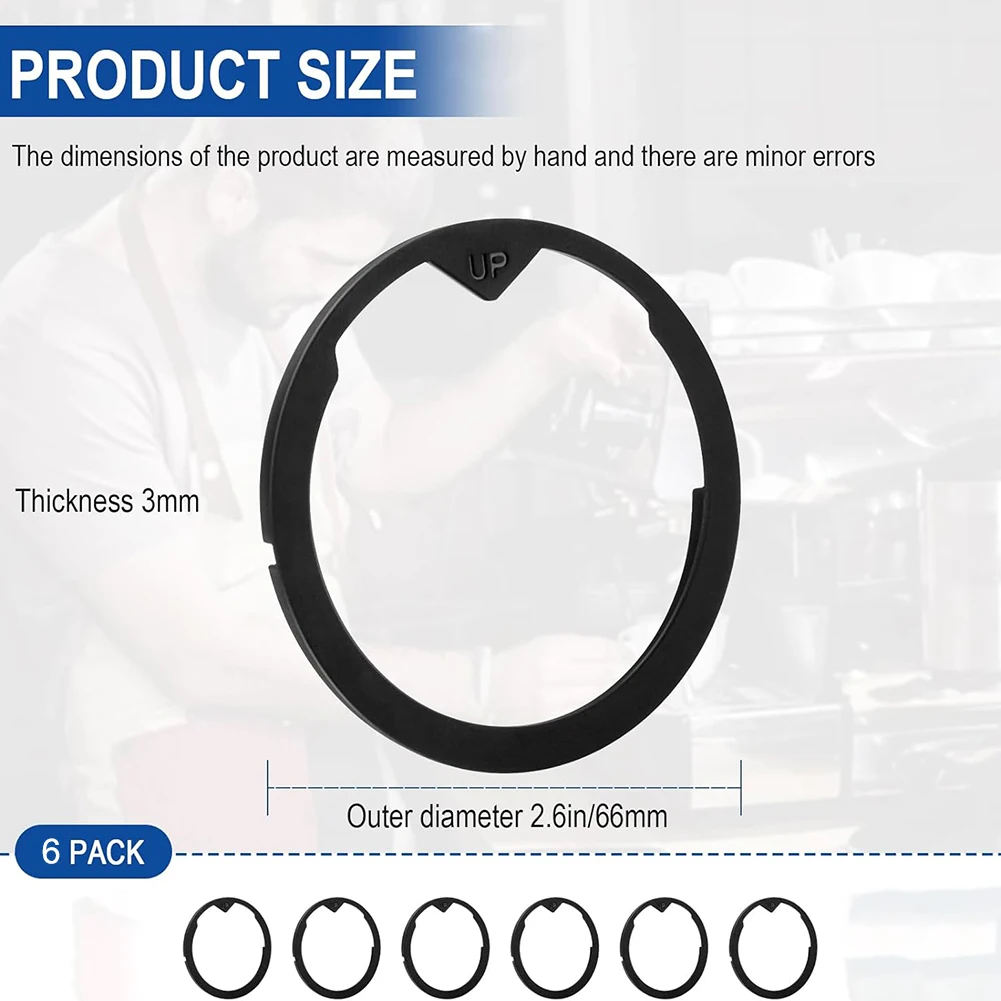 6.6*6.6*0.31cm Sealing Ring Compatible Accessory For Breville Grinders Grinder Accessory Excellent Sealing Performance