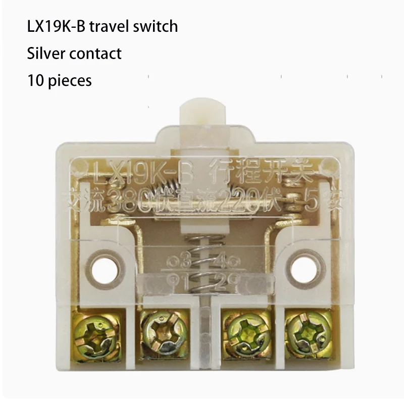 

Серия LX19 LX19K-B Концевой микрокнопочный переключатель 5A AC380V DC220V Сердечник переключателя хода Самовозвращающийся ножной переключатель Сердечник 1НО 1НЗ