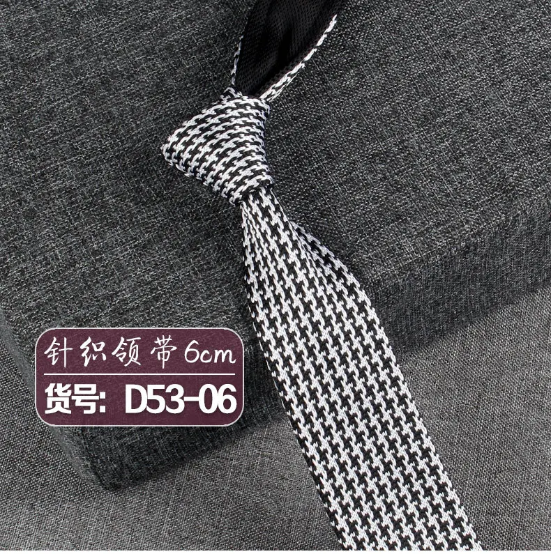 Neue Strick krawatten lässig dünne Krawatte für Party Jungen Mädchen gestrickt gestreifte Krawatte Hochzeit Krawatte für Bräutigam Hals tragen für Männer – Detail 9