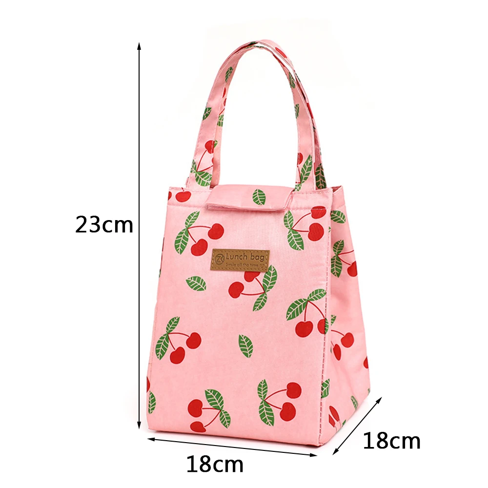 Portable Food Refrigerated Bag Heat Preservation Lunch Box Bag Portable Lunch Bag Insulation Cover To Women Casual Handbag