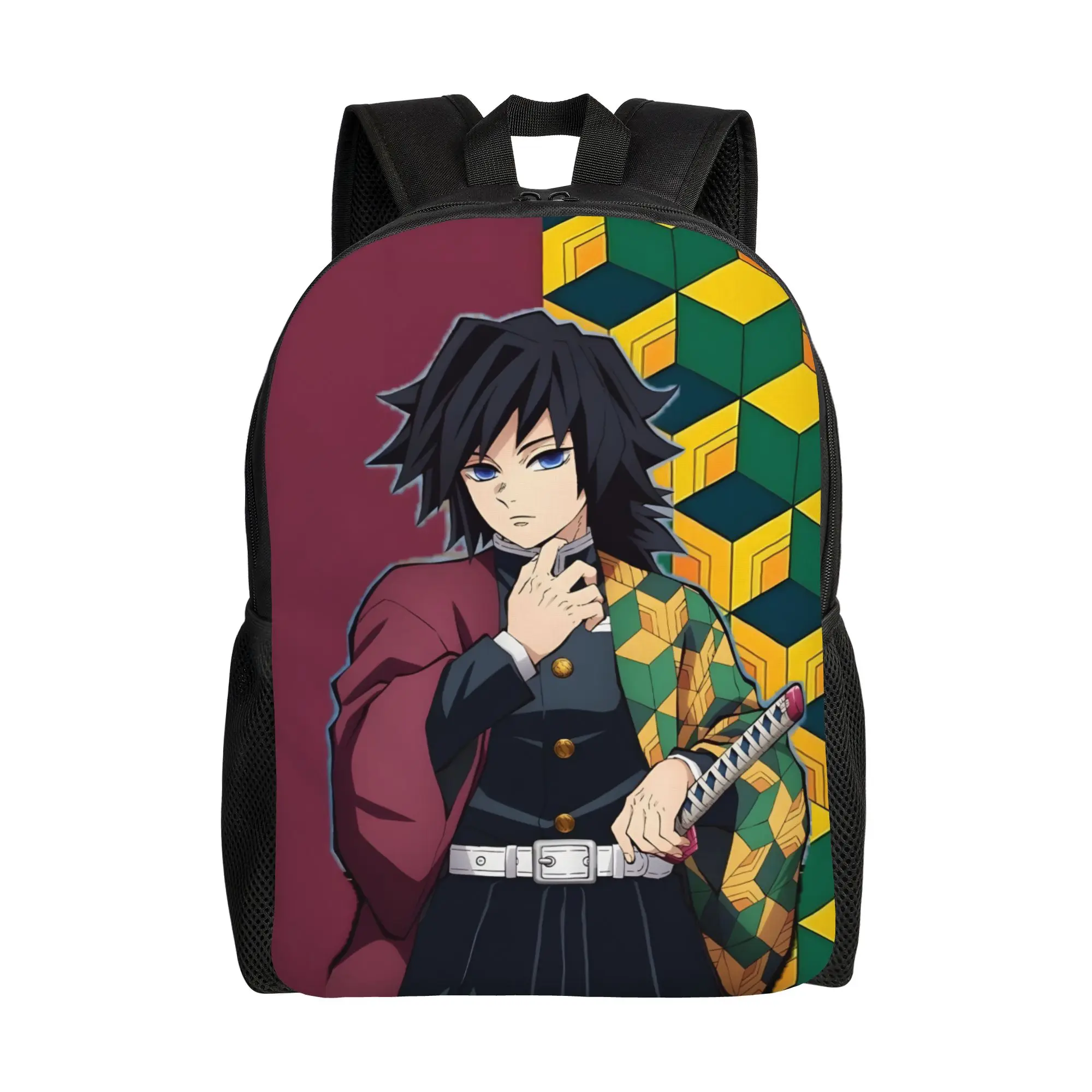 1Piece Backpack Giyuu's Clothes New School Year Storage Bag For School  Demon Slayer Gift New Term Starts