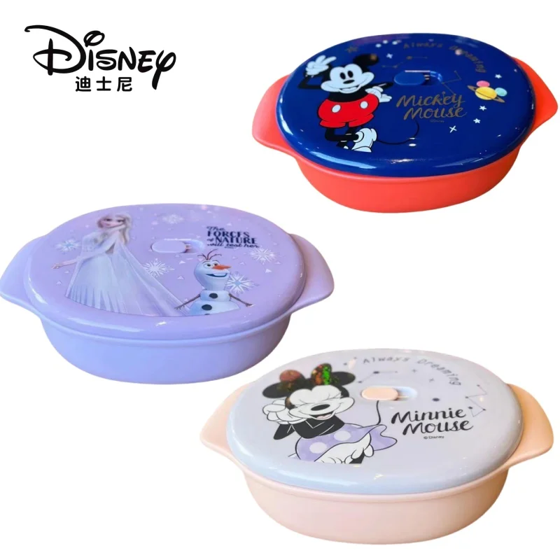 

Disney Elsa Bento Box Kids Lunch Box Food Containers Stainless Steel Insulated Buckets Holiday Gifts Mickey Anime Perimeter