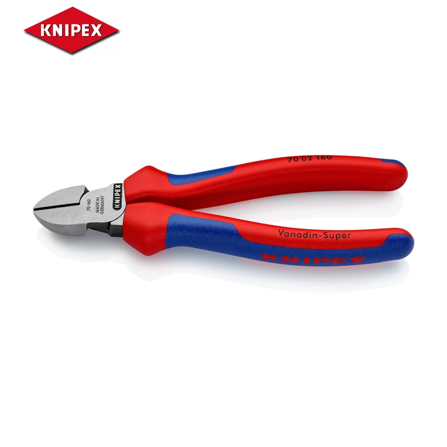 

KNIPEX Diagonal Cutter High Quality Vanadium Electric Steel Precise Workmanship Cutting Pliers 70 02 160