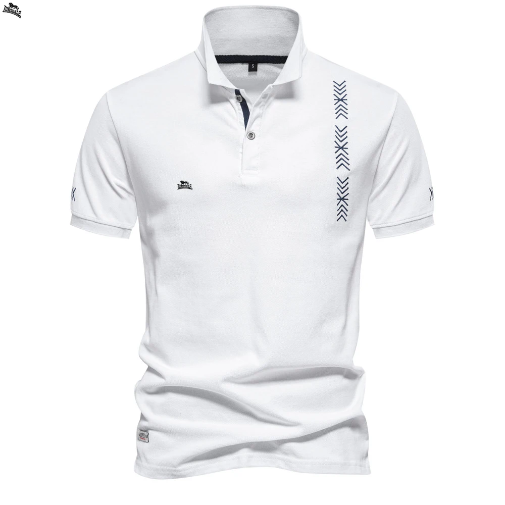 

2025 New Men's POLO Top Men's Embroidered Short Sleeve Men's High Quality POLO Shirt