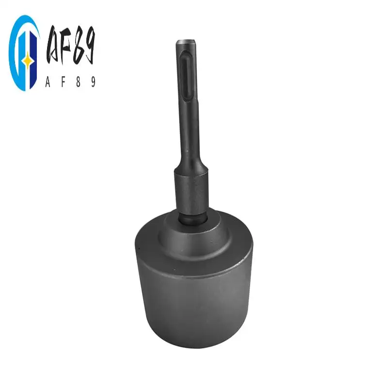 

AF89-SDS Plus T-Post Ground Rod Driver, 65Mm Drill Bit Driver,Hammer Drill Rod Converter For Rotary Hammer Drill Ground Rods Dur