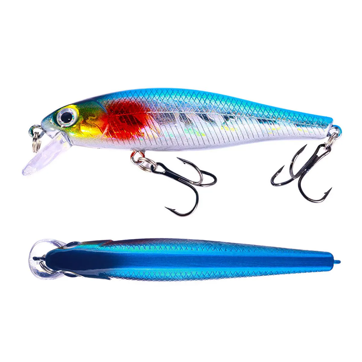 Minnow Crank Wobbler Jerkbait Angelköder 8,8 cm 9G Isca Künstlicher Carkbait Swimbait Tackle für Barsch Hecht Karpfen