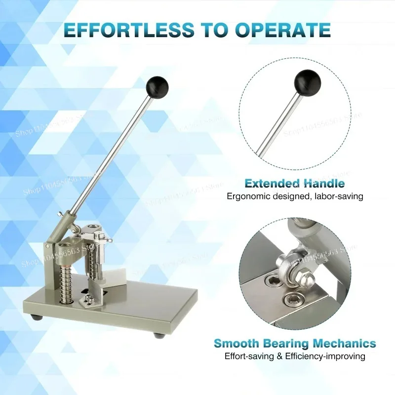 Heavy Duty Manual Corner Rounder Cutter - For Photo Books, PVC Cards with R6/R10 Dies & Paper Holding Function