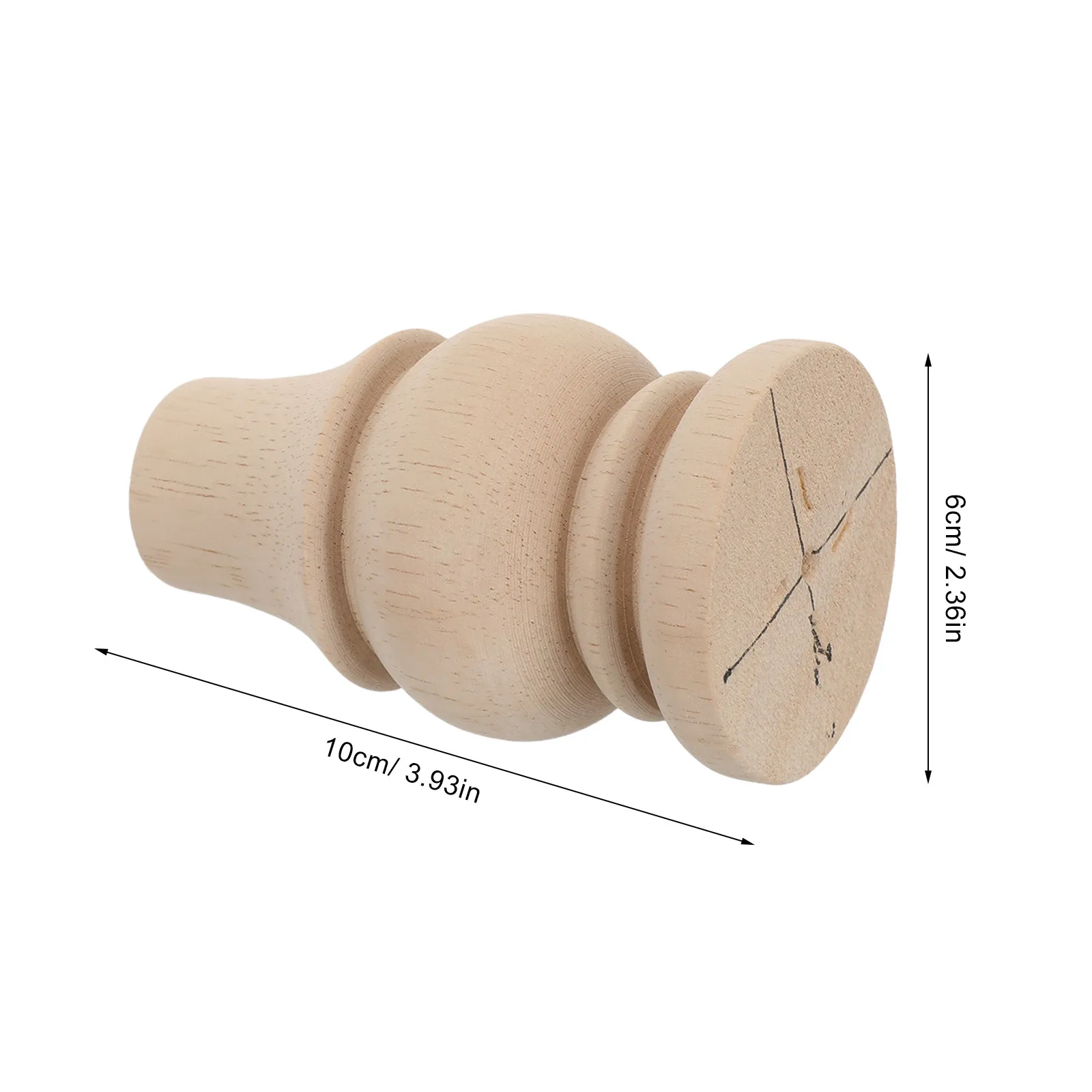 Solid Wood Furniture Legs 3.93x2.36x2.36 French Style Replacement Sofa Cabinet Table Bed Sofa Feet Reinforced Furniture Legs