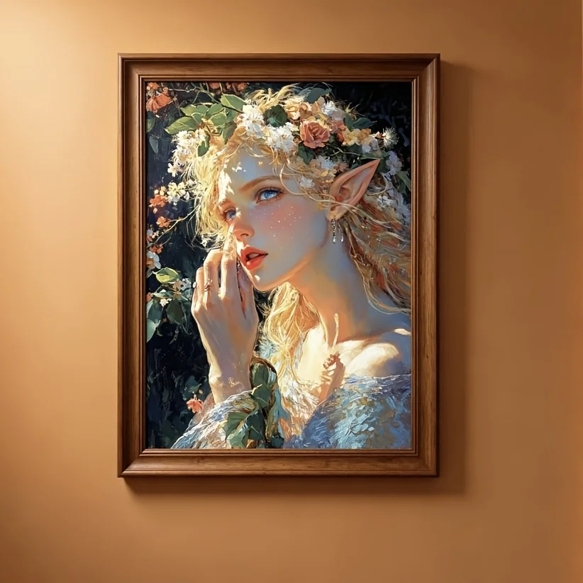 

500/1000/1200/2000PCS Puzzles Enchanting Flower Elves Jigsaw DIY Modern Home Decor Family Interactive Gift Birthday Gifts