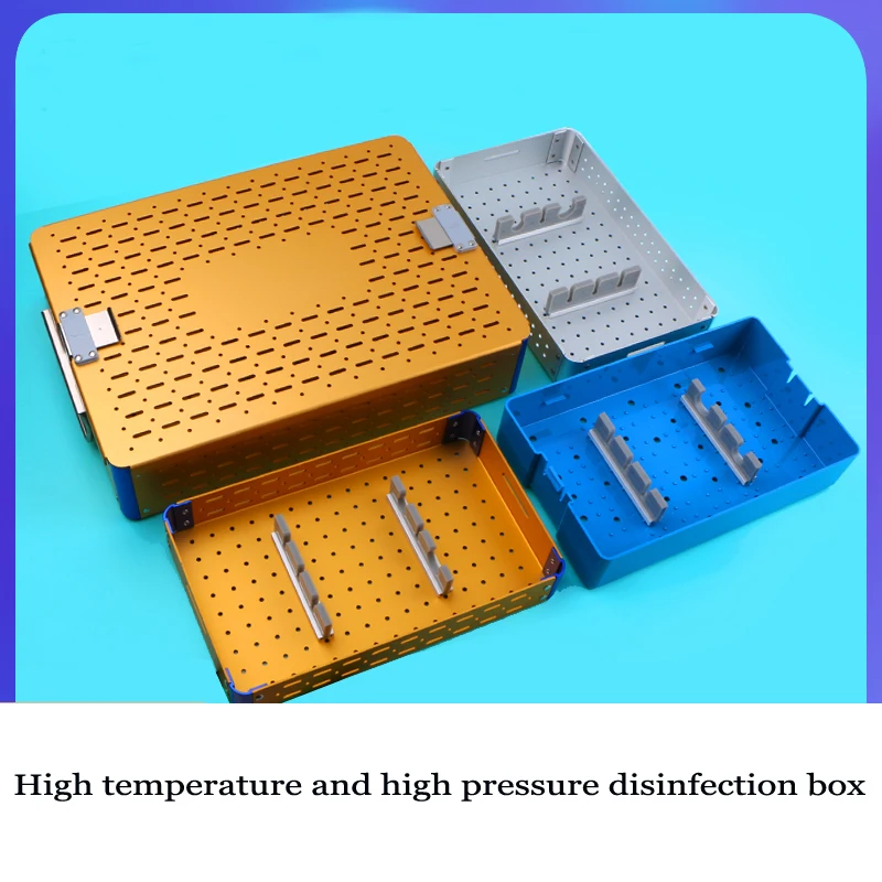 Eye super milk injection handle disinfection box Aluminum silicone disinfection box can be disinfected at high temperature and p