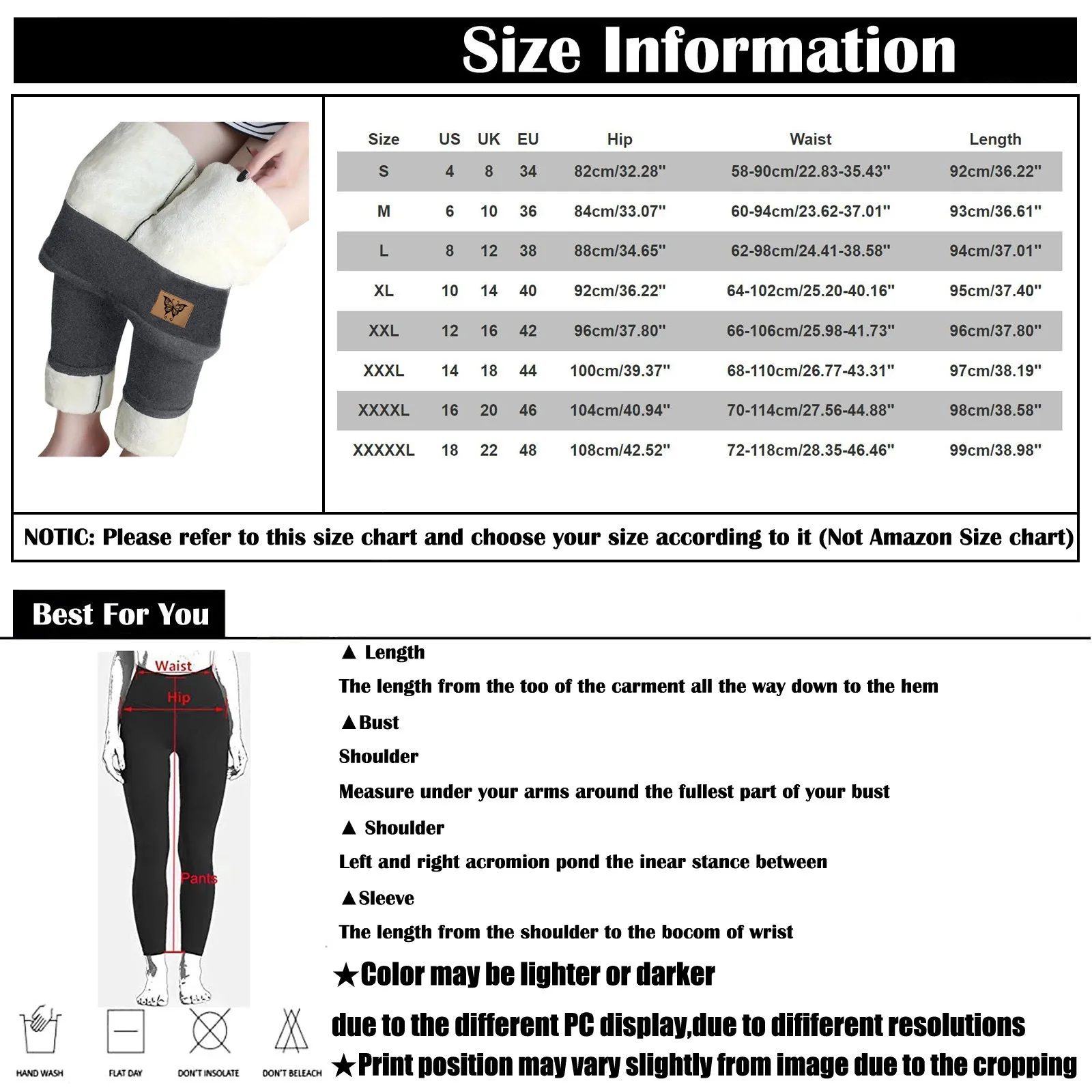 أنثى الشتاء رشاقته موضة عادية عالية الخصر الدفء السراويل الطويلة بلون لينة ومريحة الملابس الداخلية اليومية قيعان #6