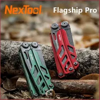 NexTool Flagship Pro Multi Tool 16 In 1 Multi Function Tool Folding Pliers Scissors Outdoor EDC Equipment Red/Green