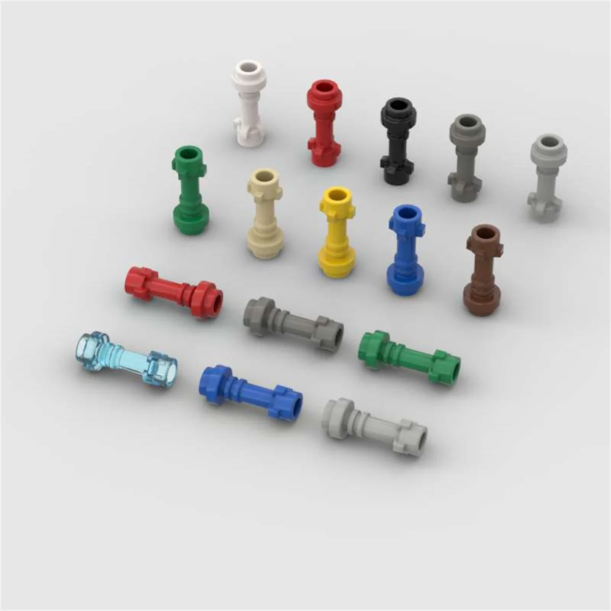 

10PCS Puzzle Particle 64567 Laser Sword Hilt Building Blocks 23306 Lightsaber Base Part Bricks Xmas Gifts