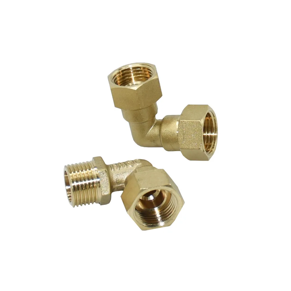 Brass G1/2 G3/4 G1 Male Female Thread Connector Copper Repair Fittings Copper Metal Threaded Water Pipe Connector