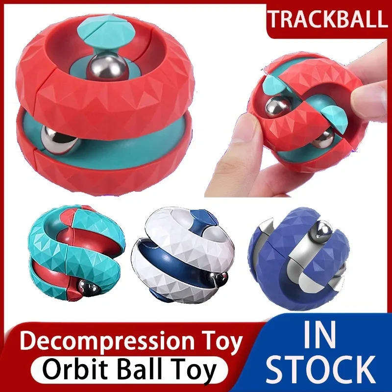 Orbit Ball Toy, Fidget Cubes Top Spinning Toy, as Stress Relief Gifts & Creative Decompression Toys, Puzzle Games for Kids