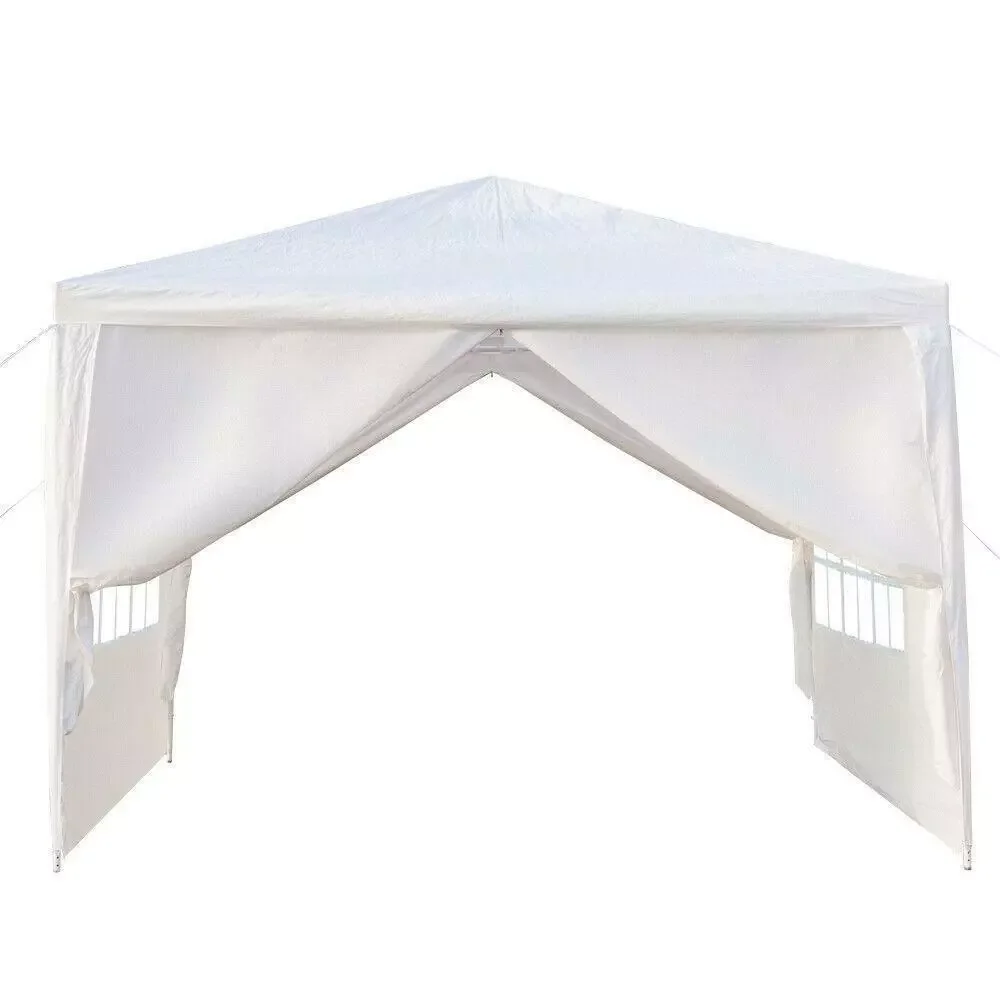 10'x10' Party Tent Outdoor Canopy Tent Gazebo Wedding Canopy 4 Side Walls US